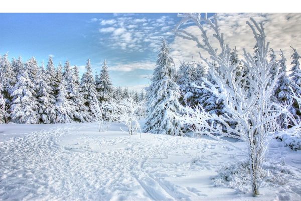 Winter at Plitvice Lake Croatia