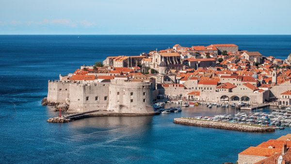 Harbour views of Dubrovnik, Croatia, Harbour views of Dubrovnik, Croatia,