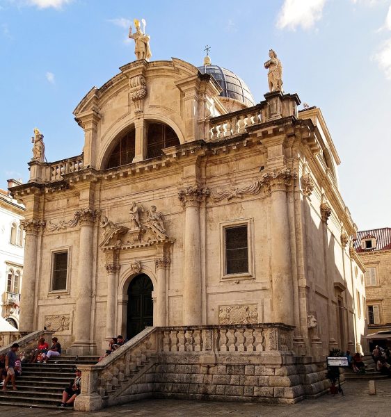The Church of St. Blaise is a Baroque church in Dubrovnik, Croatia. The Church of St. Blaise is a Baroque church in Dubrovnik, Croatia.