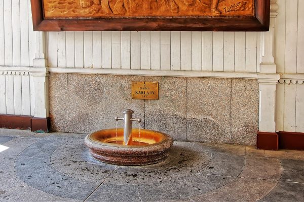 Hot Springs at Market Colonnades Karlovy Vary Hot Springs at Market Colonnades Karlovy Vary