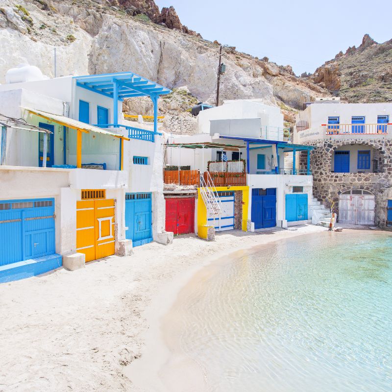 Firopotamos village, Milos island, Greece