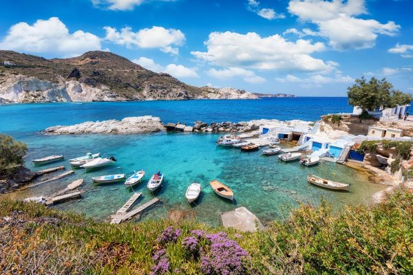 Mandrakia Fishing Village Milos island in Greece Mandrakia Fishing Village Milos island in Greece