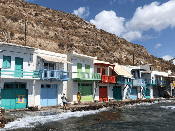 Accommodation in Europe, Milos Greece